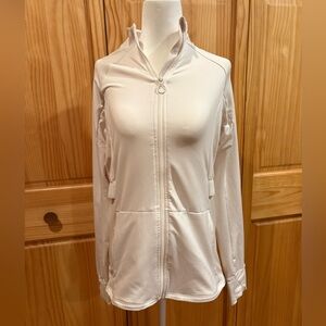 Fabletics Cream Performance Jacket women’s